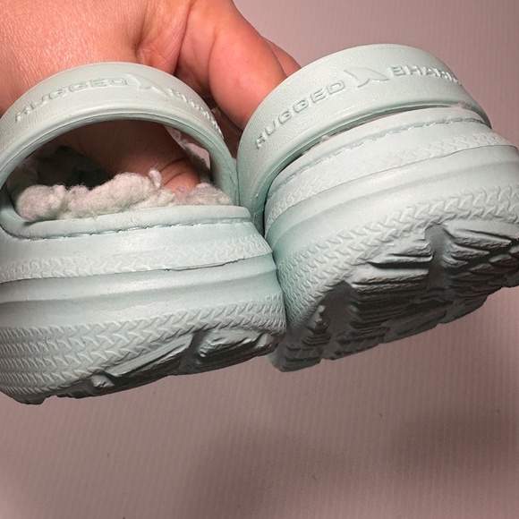 Rugged Shark Kids Eva Lined Clogs, Size 7 Green Slip on Shoes/Sandals - Picture 9 of 11